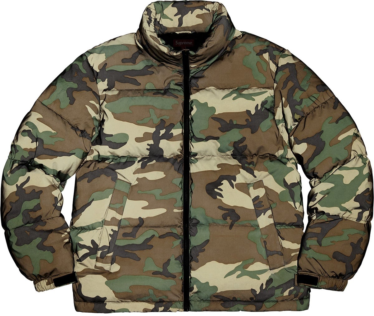 Reflective Camo Down Jacket view 4